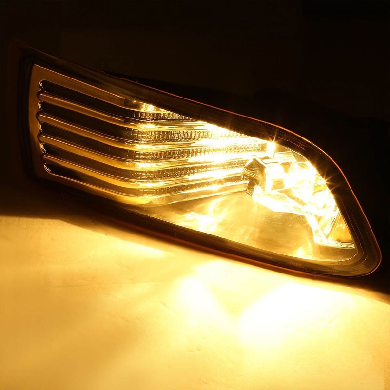 Amber Chrome Bumper Fog Light/Lamp Scion 2005-2010 tC BFC-FOLK-ZTL153AM
