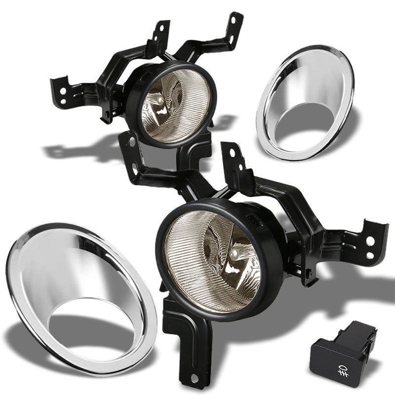 Smoke OE Bumper Fog Light Lamp +Bulb+SwitchHonda 07-09 CRV RE BFC-FOLK-SW-BZ-HON07CRVSM