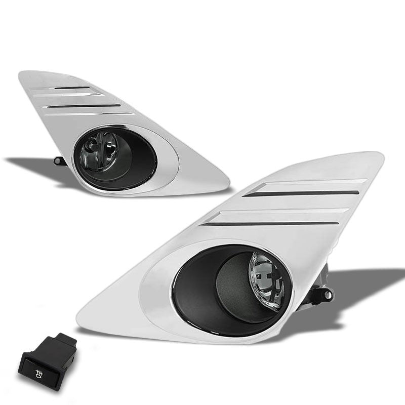 Smoke Chrome Bumper Fog Light/Lamp Toyota 2012-2014 Camry BFC-FOLK-ZTL168SM