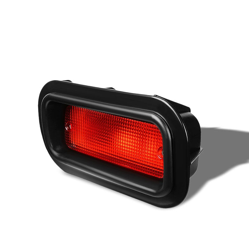 1pc Red Rear Side Fog Light with Bezel Integra Civic Del Sol DC Da Ed EE EG EH EJ