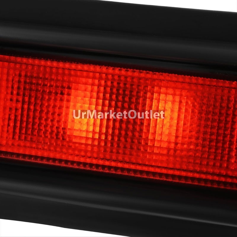 1PC Red Rear Side Fog Light with Bezel Integra Civic Del Sol DC DA ED EE EG EH EJ BFC-FOLK-NS-BZ-MULT3-A1H2RD