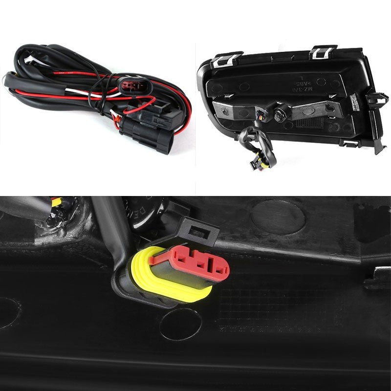Clear Len LED Relector Front Fog Light Lamp w/Bezel For 06-08 Mazda 6 EU/UK