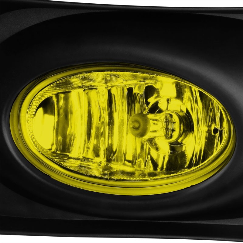 Yellow Amber OE Bumper Fog Light with Bezel Acura 04-05 TSX CL9 K24A2 BFC-FOLK-SW-BZ-ACU04TSXAM