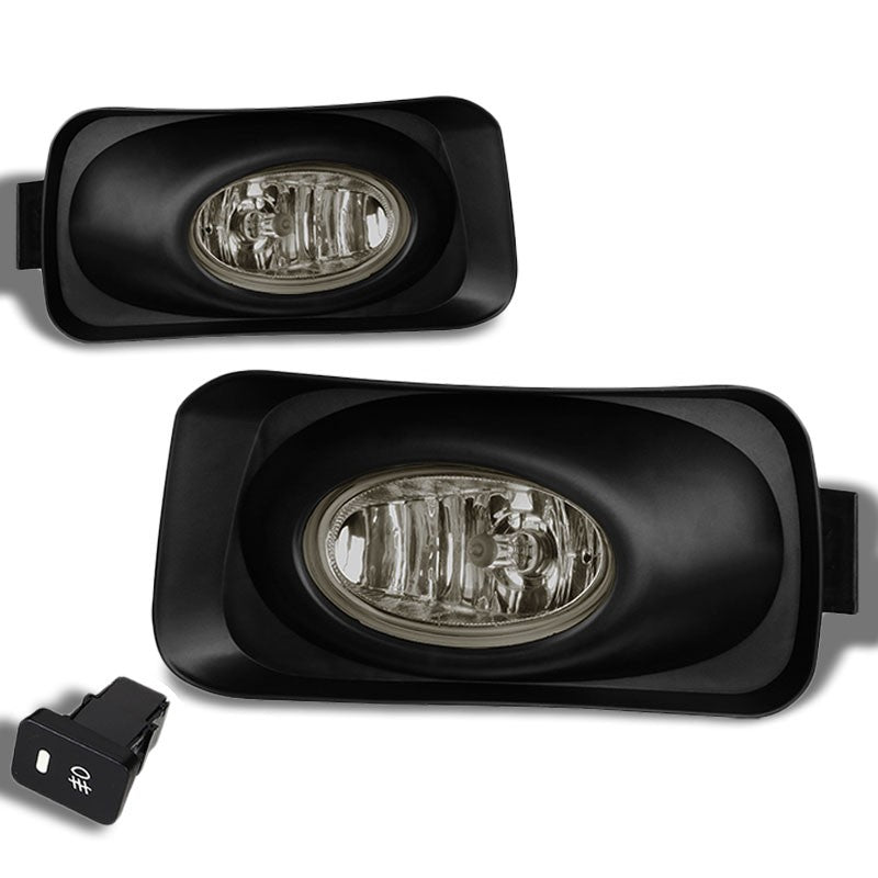 Smoke OE Bumper Fog Light with Bezel Acura 04-05 TSX CL9 K24A2 BFC-FOLK-SW-BZ-ACU04TSXSM