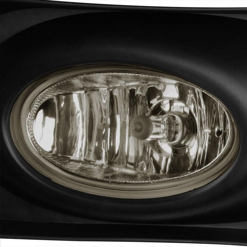 Smoke OE Bumper Fog Light with Bezel Acura 04-05 TSX CL9 K24A2 BFC-FOLK-SW-BZ-ACU04TSXSM