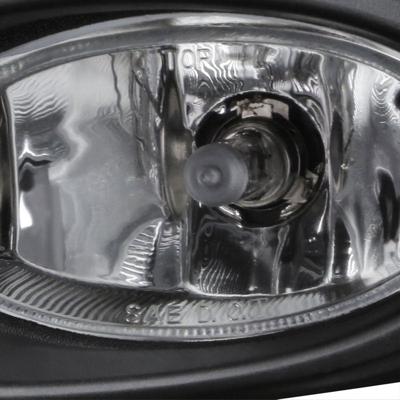 Clear Fog Light with Bezel Honda 06-07 Accord 2DR Coupe UC1 CM7 CM8 BFC-FOLK-SW-BZ-HON06ACC2DRCH