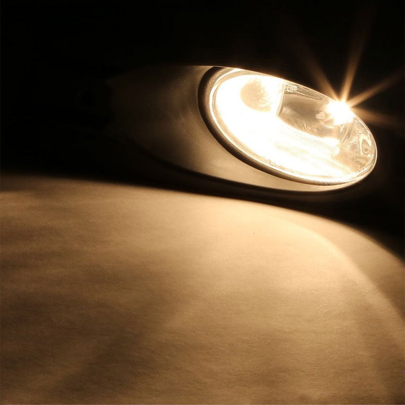 Clear Fog Light with Bezel Honda 06-07 Accord 2DR Coupe UC1 CM7 CM8 BFC-FOLK-SW-BZ-HON06ACC2DRCH