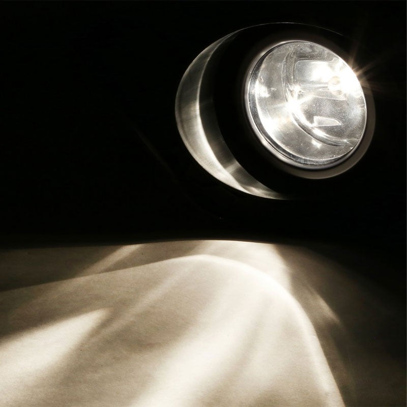 Clear Fog Light with Bezel Honda 13-15 Accord 2DR Coupe CT1 CT2 BFC-FOLK-SW-BZ-HON13ACC2DCH