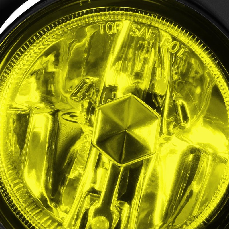 Yellow Amber Lens Front Bumper Fog Light Lamp+Bezel For 03-05 Pilot YF1 J35