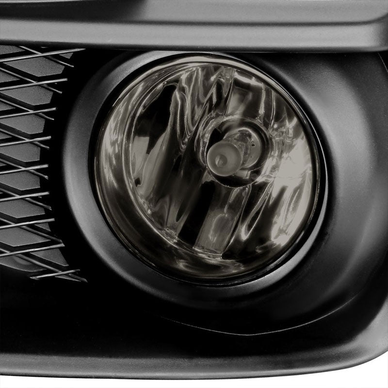 Smoke OE Bumper Fog Light with Bezel Subaru 15-17 WRX STI GJ G4 BFC-FOLK-SW-BZ-SUB15WRXSTISM
