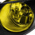 Yellow Amber Fog Light with Bezel Toyota 07-08 Yaris 2 3DR XP90 BFC-FOLK-SW-BZ-TOY007YARHBAM
