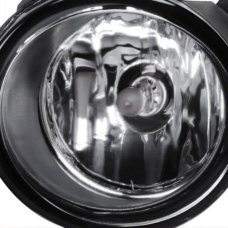 Clear Lens Bolt-On Bumper Fog Light Lamp+Bulb For 08+ Nissan/Infiniti