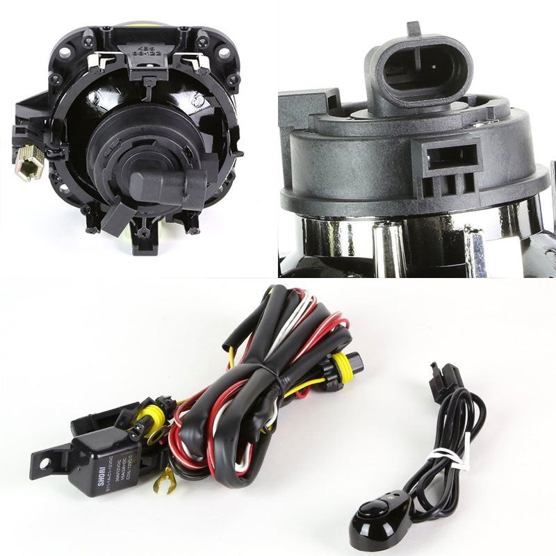 Smoke OE Bumper Fog Light Lamp +Bulb+Switch02-05 Eclipse/04-08 Galant BFC-FOLK-SW-MULT2-MIT2MSM
