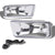 Clear OE Bumper Fog Light Lamp +Bulb+Switch07+ Cadillac/Chevrolet/GMC BFC-FOLK-SW-MULT23-CA1CH8GM4T2CH
