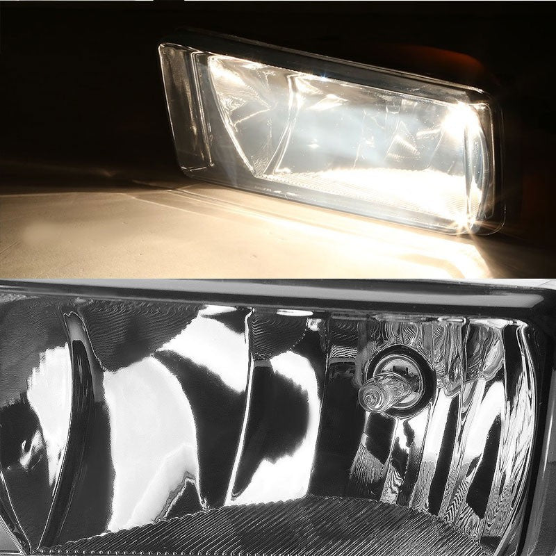 Smoke Len Front Bumper Fog Light Lamp+Bulb+Switch For 07+ Cadillac/Chevrolet/GMC