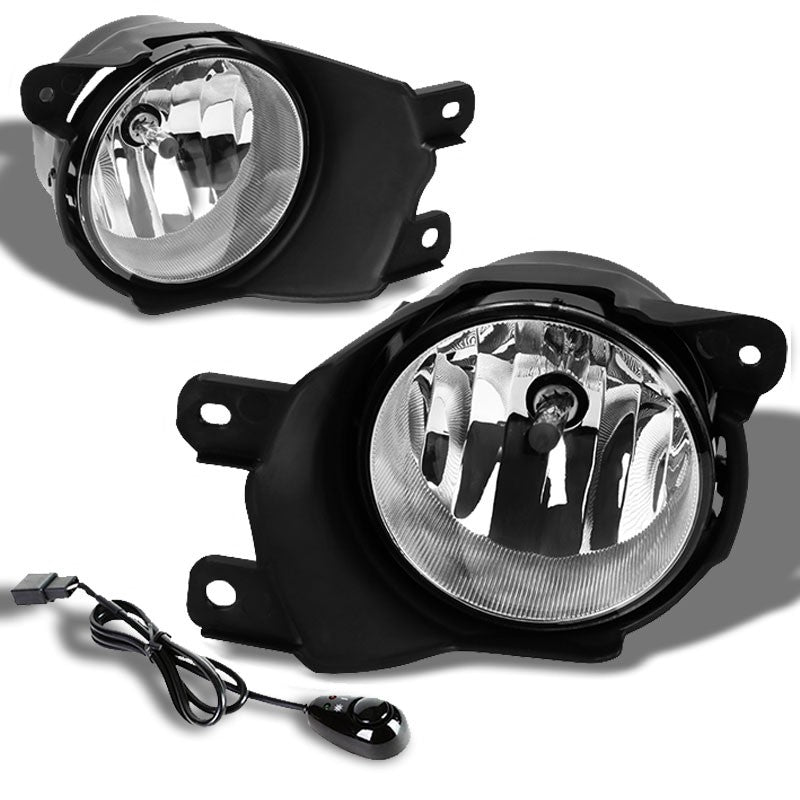 Clear OE Bumper Fog Light with Bezel Toyota 08-16 Sequioa BFC-FOLK-SW-BZ-TOY08SEQCH