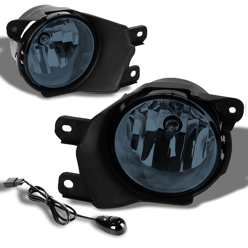 Smoke OE Bumper Fog Light with Bezel Toyota 08-16 Sequioa BFC-FOLK-SW-BZ-TOY08SEQSM