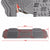 Universal 3Pcs Gray ABS Heavy Duty All Weather Front+Back Seats Floor Mats-Interior-BuildFastCar