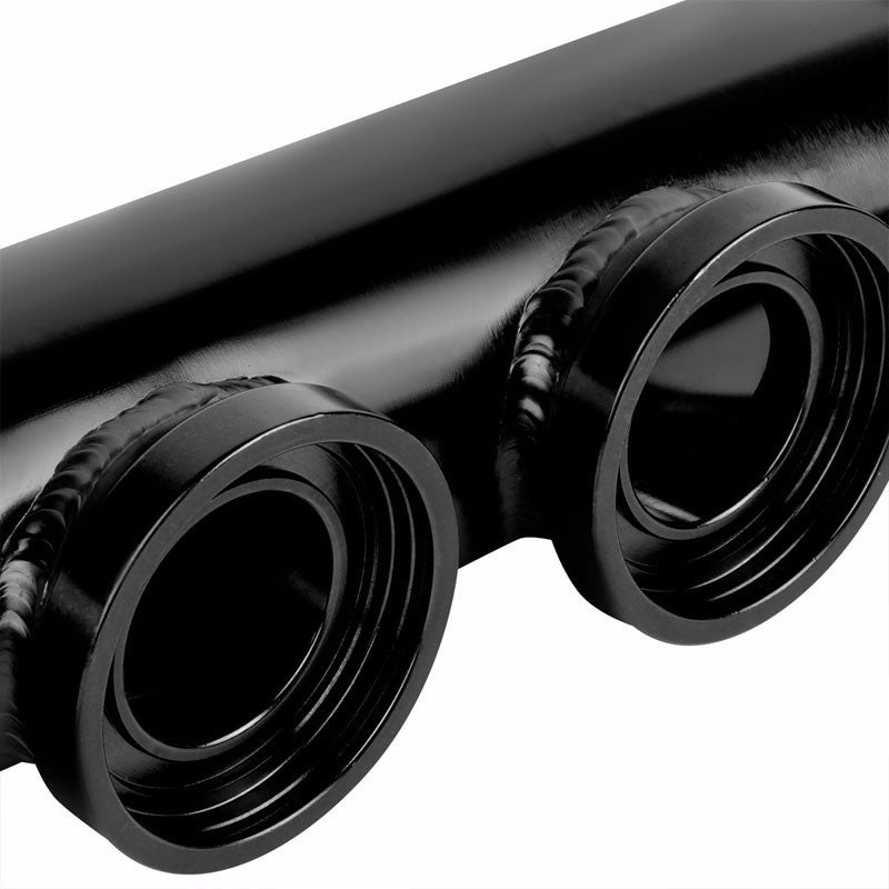 Black 9.5" Long Dual Flange Adapter 2.5" Straight Type SSQV Blow Off Valve Pipe-Performance-BuildFastCar