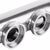 Silver 9.5" Long Dual Flange Adapter 2.5" Straight Type SSQV Blow Off Valve Pipe-Performance-BuildFastCar