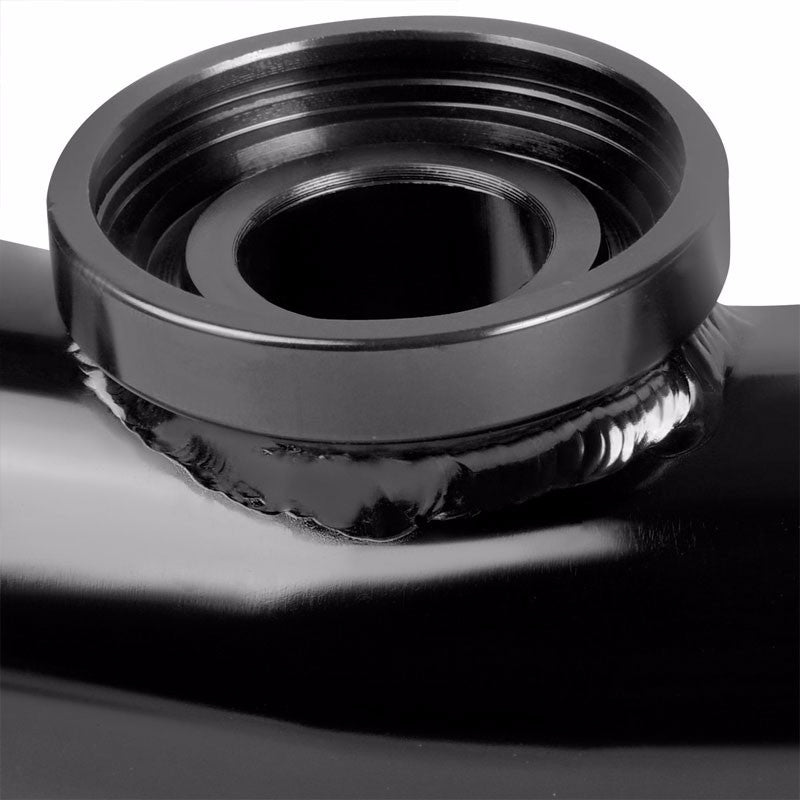 Black 8" Long 80 Degree Curve Flange Adapter 2.5" Type SSQV Blow Off Valve Pipe-Performance-BuildFastCar