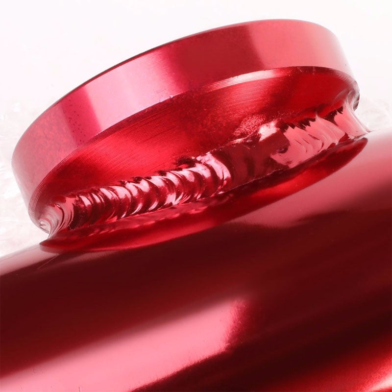Red 8" Long 80 Degree Curve Flange Adapter 2.5" Type SSQV Blow Off Valve Pipe-Performance-BuildFastCar