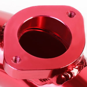 Type-S Turbo 30PSI Blow Off Valve BOV BLK+Red 2.5" Flange Adapter 80D Curve Pipe-Performance-BuildFastCar