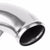 Silver 8" 80 Degree Curve Flange Adapter 2.5" Type-S/RS/RZ Blow Off Valve Pipe-Performance-BuildFastCar