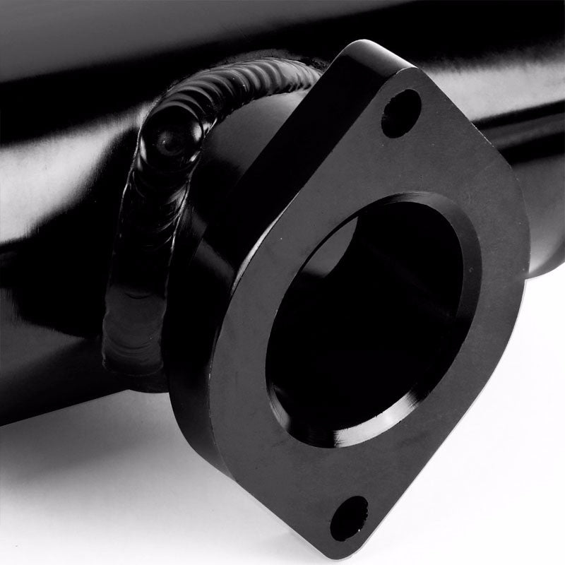 Black 6" Long Flange Adapter 2.5" Straight Type-S/RS/RZ Blow Off Valve BOV Pipe-Performance-BuildFastCar