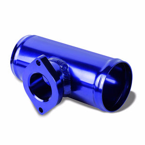 Blue 6" Long Flange Adapter 2.5" Straight Type-S/RS/RZ Blow Off Valve BOV Pipe-Performance-BuildFastCar