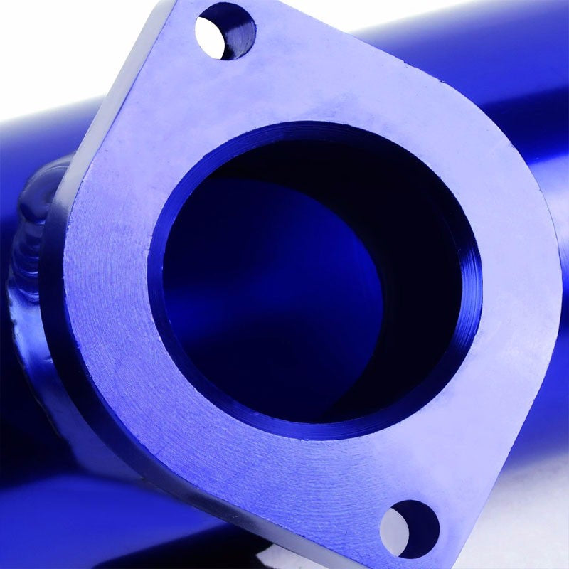 Blue 6" Long Flange Adapter 2.5" Straight Type-S/RS/RZ Blow Off Valve BOV Pipe-Performance-BuildFastCar