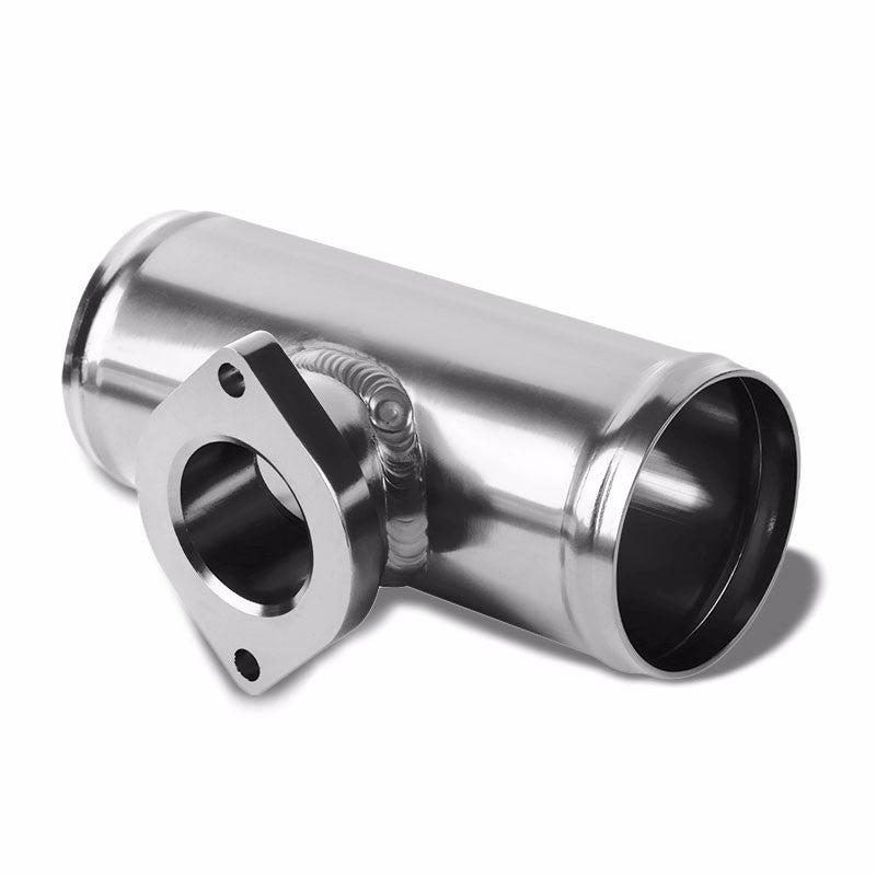 Silver 6" Long Flange Adapter 2.5" Straight Type-S/RS/RZ Blow Off Valve BOV Pipe-Performance-BuildFastCar
