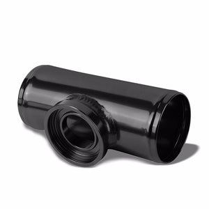Black 6" Long Flange Adapter 2.5" Straight Type SSQV Turbo Blow Off Valve Pipe-Performance-BuildFastCar