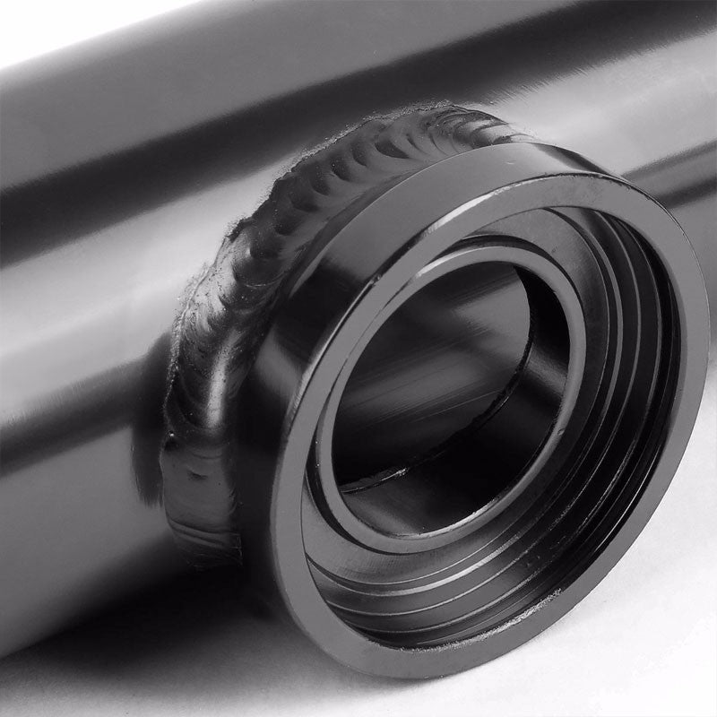 Black 6" Long Flange Adapter 2.5" Straight Type SSQV Turbo Blow Off Valve Pipe-Performance-BuildFastCar