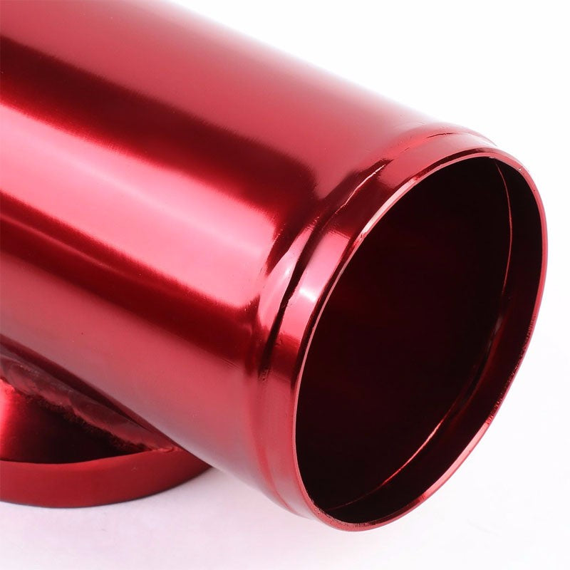 Red 6" Long Flange Adapter 2.5" Straight Type SSQV Turbo Blow Off Valve BOV Pipe-Performance-BuildFastCar