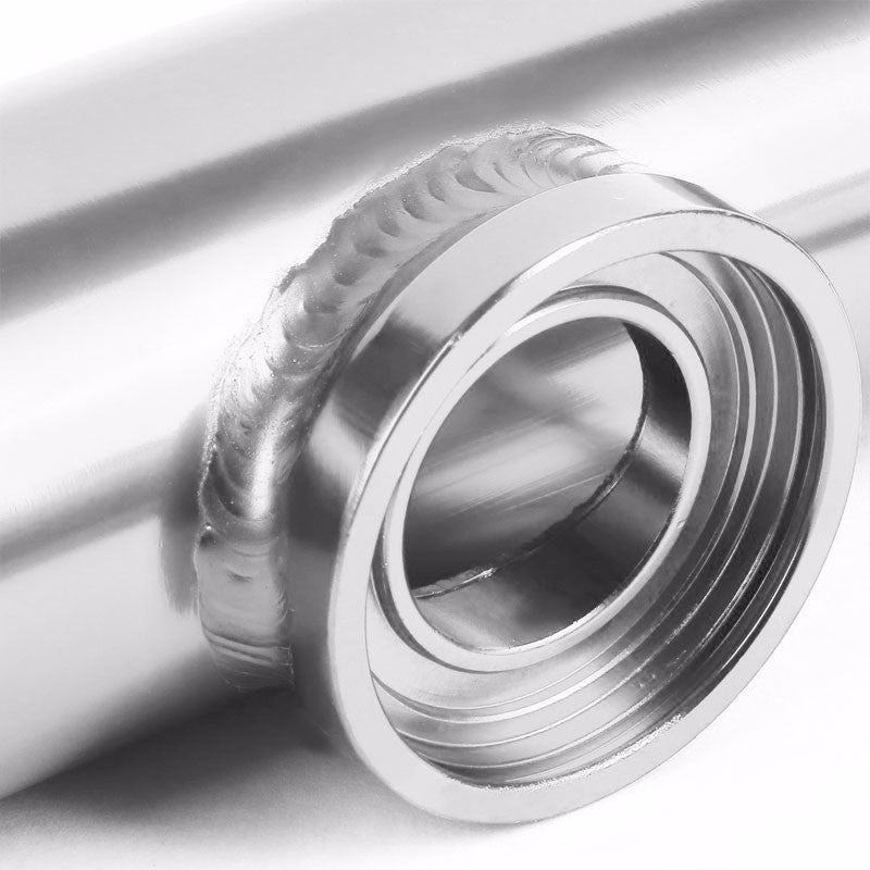 Silver 6" Long Flange Adapter 2.5" Straight Type SSQV Turbo Blow Off Valve Pipe-Performance-BuildFastCar