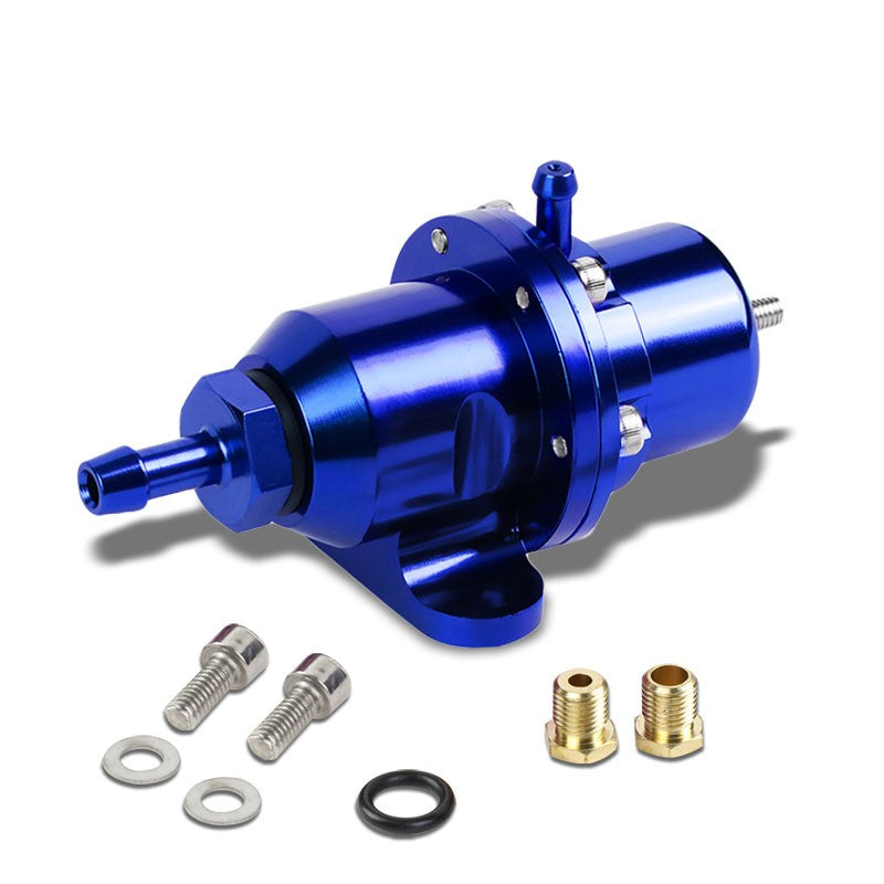 Blue Bolt-On Adjustable Fuel Pressure Regulator For Honda/Acura B16/B18/F20/F22-Performance-BuildFastCar