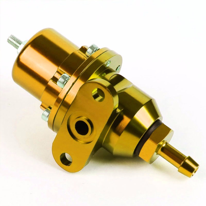 Gold Bolt-On Adjustable Fuel Pressure Regulator For Honda/Acura B16/B18/F20/F22-Performance-BuildFastCar