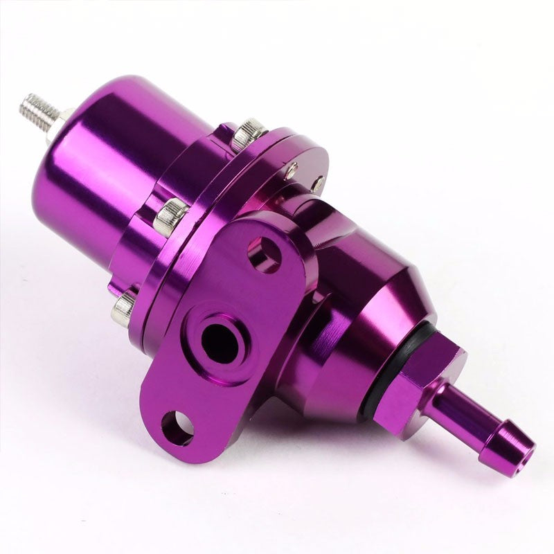 Purple Bolt-On Adjustable Fuel Pressure Regulator For Honda/Acura B16/B18/F20-Performance-BuildFastCar