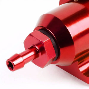 Red Bolt-On Adjustable Fuel Pressure Regulator For Honda/Acura B16/B18/F20/F22-Performance-BuildFastCar
