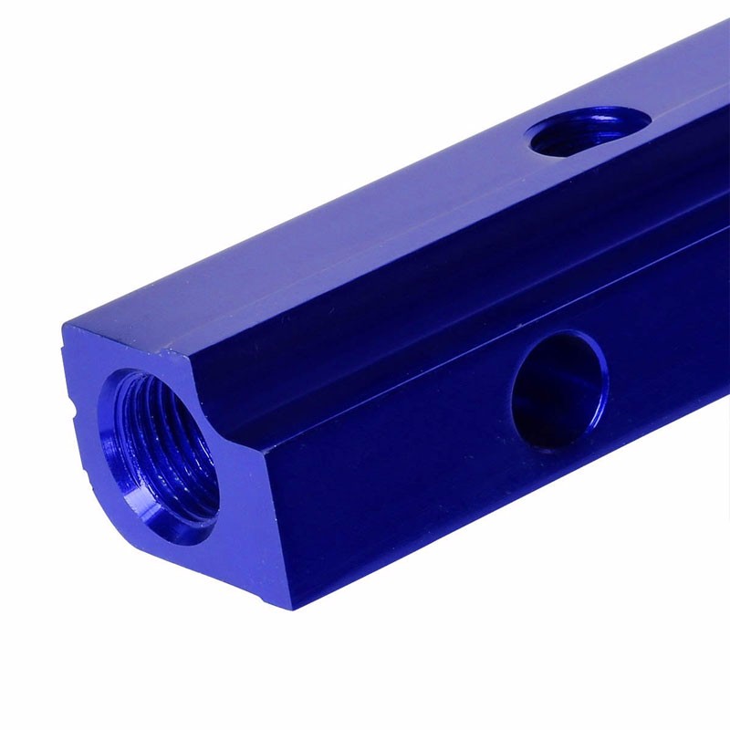 Blue Aluminum Fuel Injector Rail Kit For Toyota 93-98 Supra MK4/2JZ-GTE JZA80-Performance-BuildFastCar