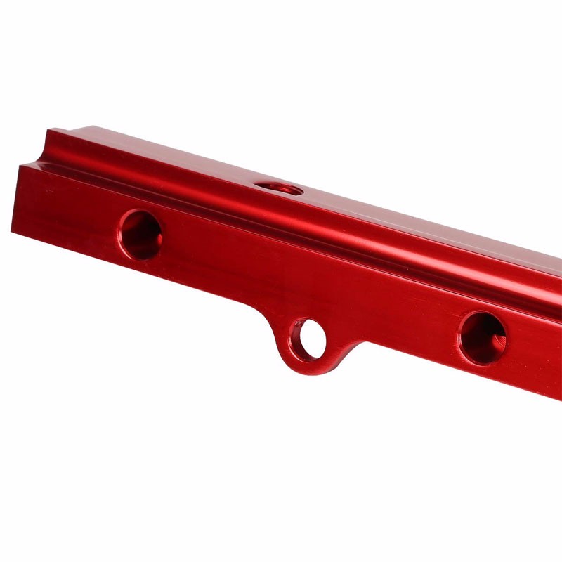 Red Aluminum Fuel Injector Rail Kit For Toyota 93-98 Supra MK4/2JZ-GTE JZA80-Performance-BuildFastCar