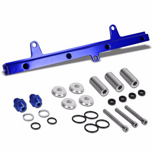 Blue Aluminum Fuel Injector Rail Kit For Nissan 89-02 240SX/Silvia SR20DET-Performance-BuildFastCar