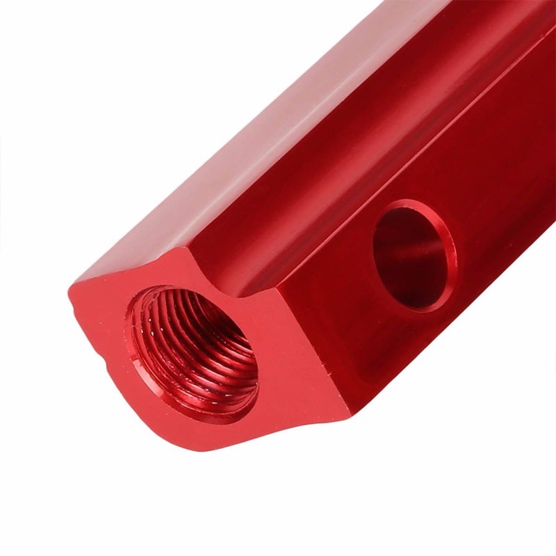 Red Aluminum Fuel Injector Rail Kit For Nissan 89-94 240SX/Silvia SR20DET-Performance-BuildFastCar
