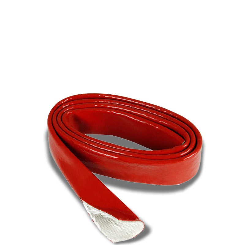 3/4" Inch/20MM Fire Sleeve Red High Temp Silicone Braided Insulation Hose x 1 FT-Performance-BuildFastCar