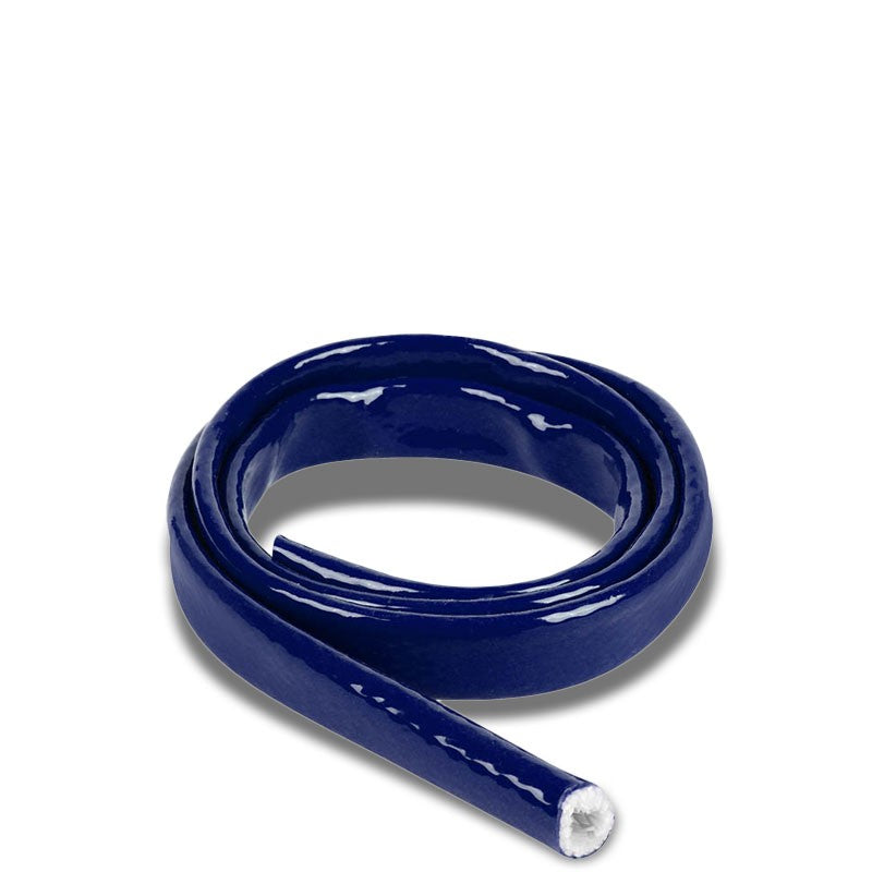 1/4&quot; Inch/6MM Fire Sleeve Blue High Temp Silicone Braided Insulation Hose x 1 FT-Performance-BuildFastCar