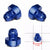 Blue 1/8-27 NPT Straight Male Weld On Bung Oil/Fuel Hose 6AN Fitting Adapter BuildFastCar