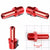 Red 3/4" NPT Male Straight To 3/4" Hose Port Nipple Oil/Fuel Fitting Adaptor BuildFastCar