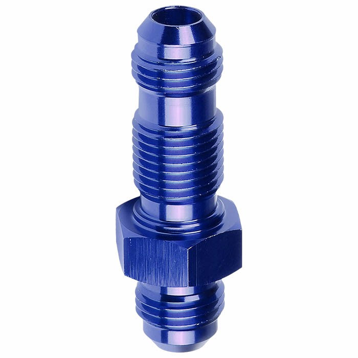 Blue Male Straight 1/8-27 NPT Flare Bulkhead Oil/Fuel Hose 6AN Fitting Adapter BuildFastCar