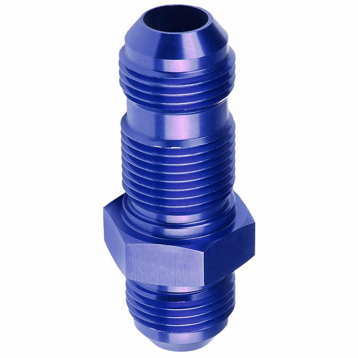 Blue Male Straight 1/8-27 NPT Flare Bulkhead Oil/Fuel Hose 10AN Fitting Adapter BuildFastCar